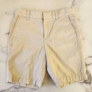 Crew cuts boys light tan beige size 7 100% cotton Stanton shorts